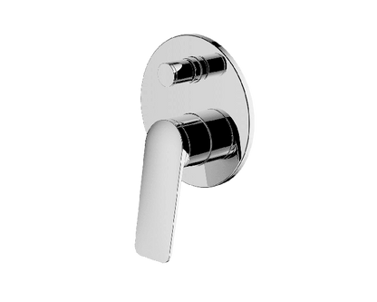 Abey Gareth Ashton Vela Shower Bath Mixer W/ Divertor - Chrome
