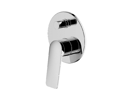 Abey Gareth Ashton Vela Shower Bath Mixer W/ Divertor - Chrome