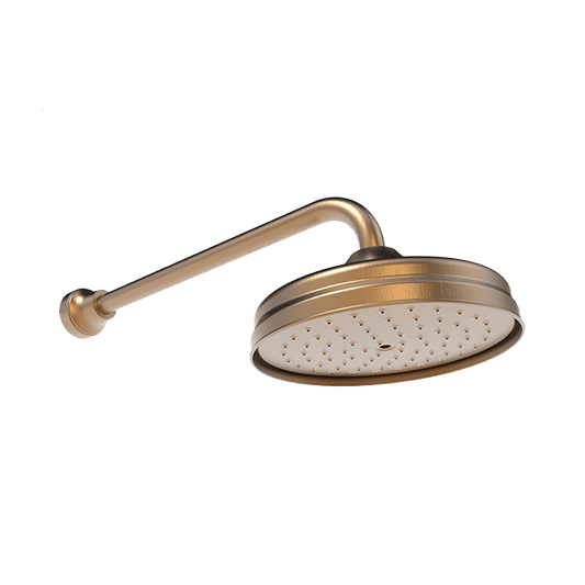 Abey Armando Vicario Provincial Wall Shower and Arm - Bronze