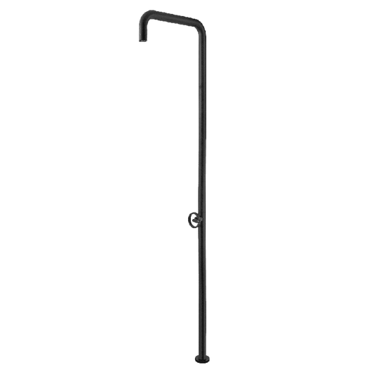 Abey Armando Vicario Resort Outdoor Shower 316 Stainless Steel - Black
