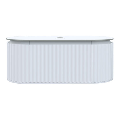 Parisi Abbraccio 1200 Wall Cabinet Matt White with Porcelain Top
