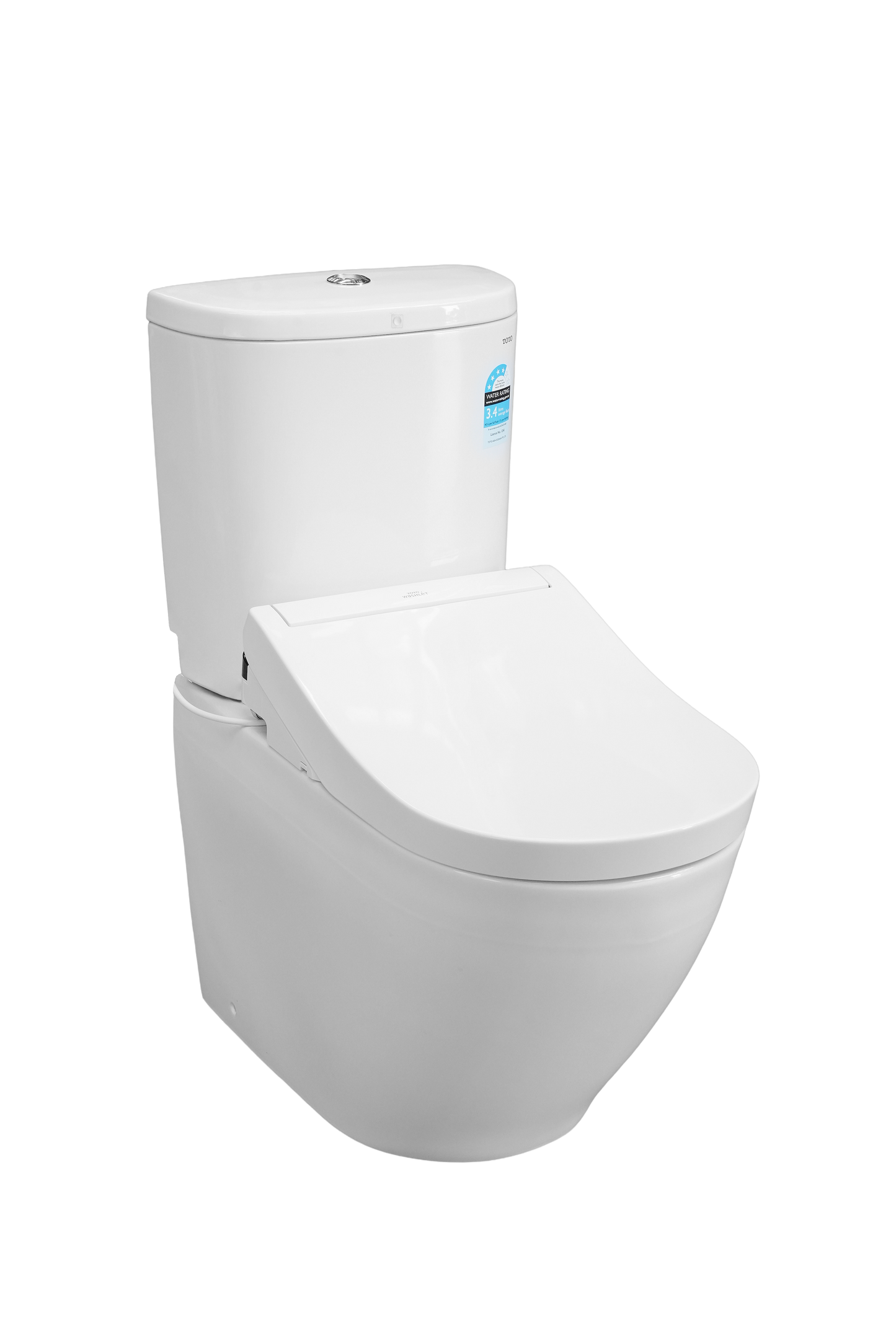 Toto BASIC+ BACK TO WALL CLOSE COUPLED TOILET WITH S5 Washlet