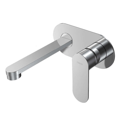 Parisi Ellisse II Wall Mixer with 160mm Spout on Elliptical Plate | Chrome