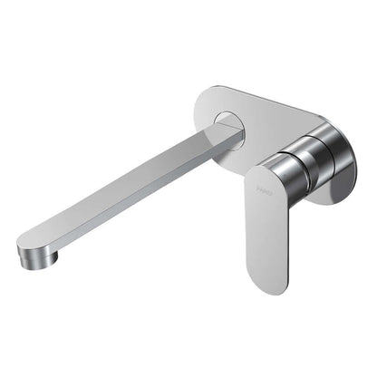 Parisi Ellisse II Wall Mixer with 220mm Spout on Elliptical Plate | Chrome