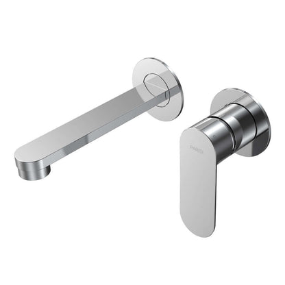 Parisi Ellisse II Wall Mixer with 160mm Spout (Individual Flanges) | Chrome