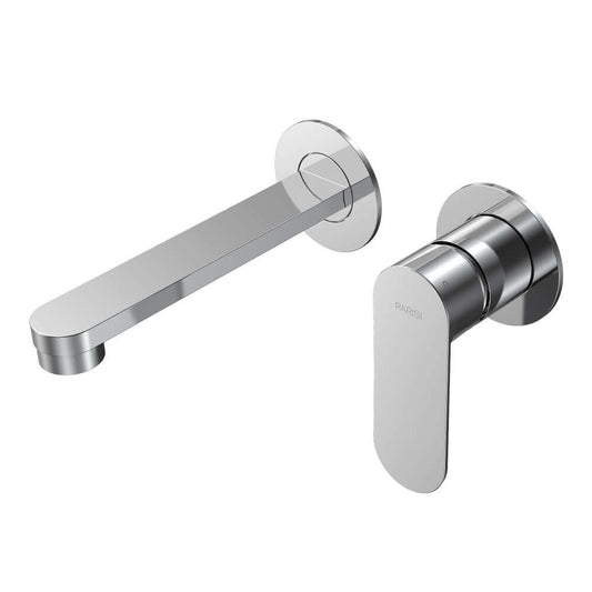 Parisi Ellisse II Wall Mixer with 160mm Spout (Individual Flanges) | Chrome