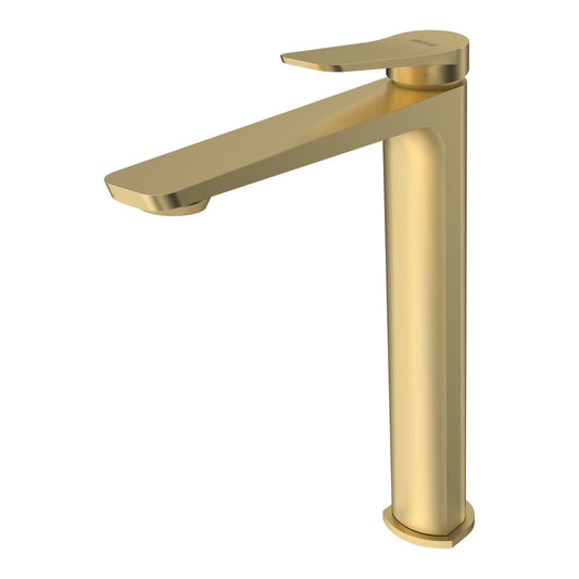 Parisi Float High Rise Basin Mixer | Brushed Brass
