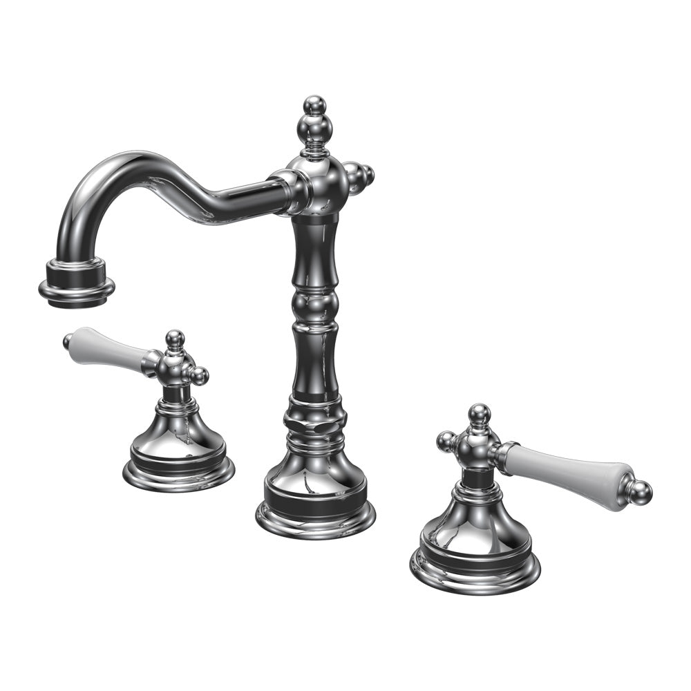 Parisi Hermitage Basin Set with Swivel Spout and Lever Handle | Chrome