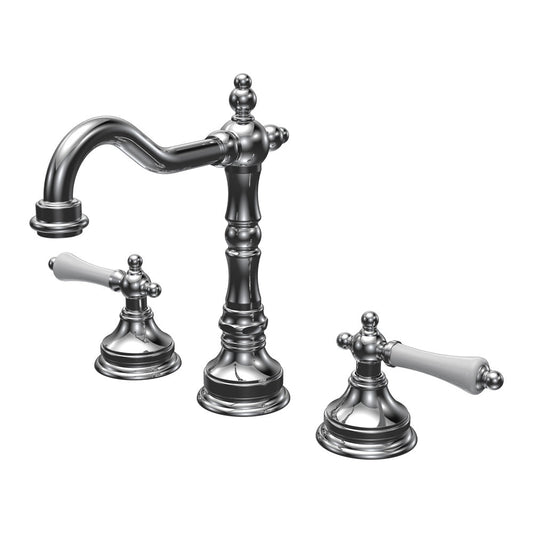 Parisi Hermitage Basin Set with Swivel Spout and Lever Handle | Chrome