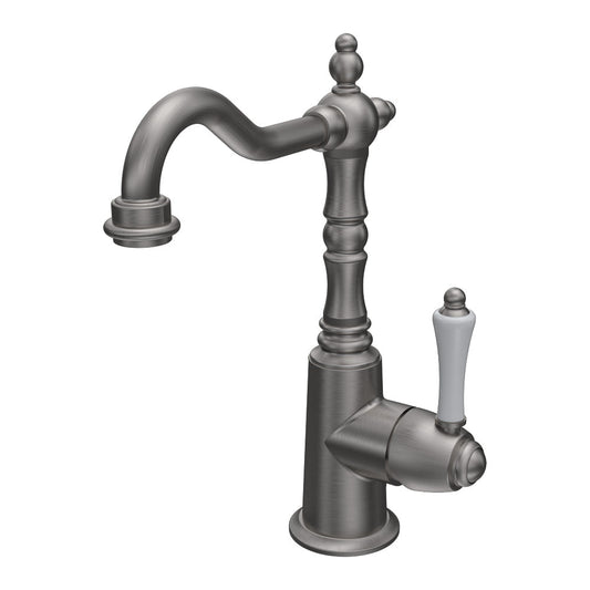 Parisi Hermitage Basin Mixer | Pewter