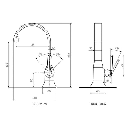Parisi Jazz Basin Mixer | Chrome