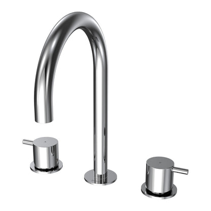 Parisi Envy II Basin Set with Round Swivel Spout | Chrome
