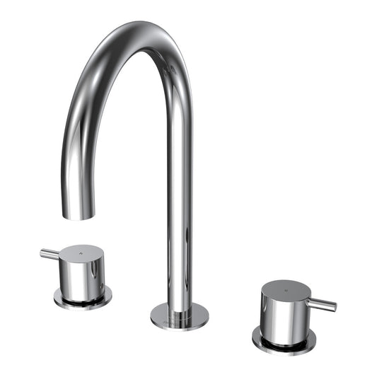 Parisi Envy II Basin Set with Round Swivel Spout | Chrome