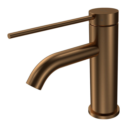 Parisi Envy II Basin Mixer with Extended Lever | Matt Bronze