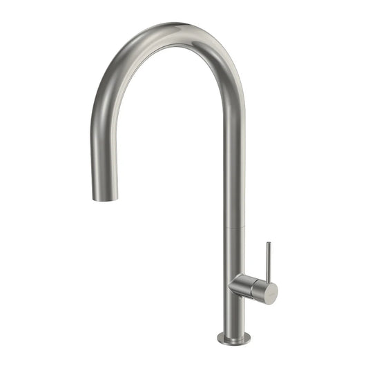 Parisi Envy 30 Kitchen Mixer with Round Spout - Brushed Nickel
