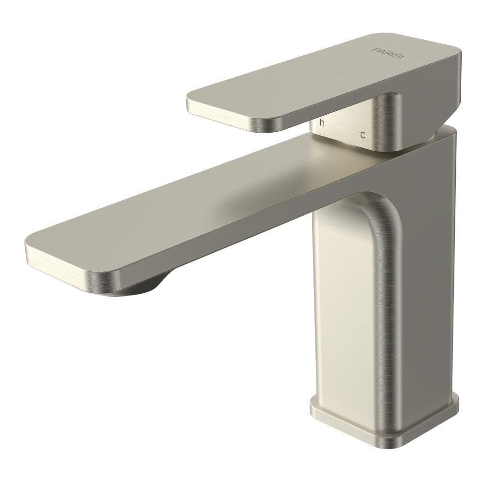 Parisi Quasar II Basin Mixer | Brushed Nickle
