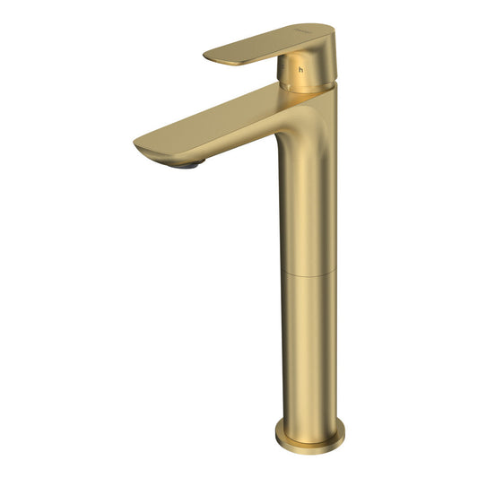 Parisi Slim II High Basin Mixer | Brushed Brass