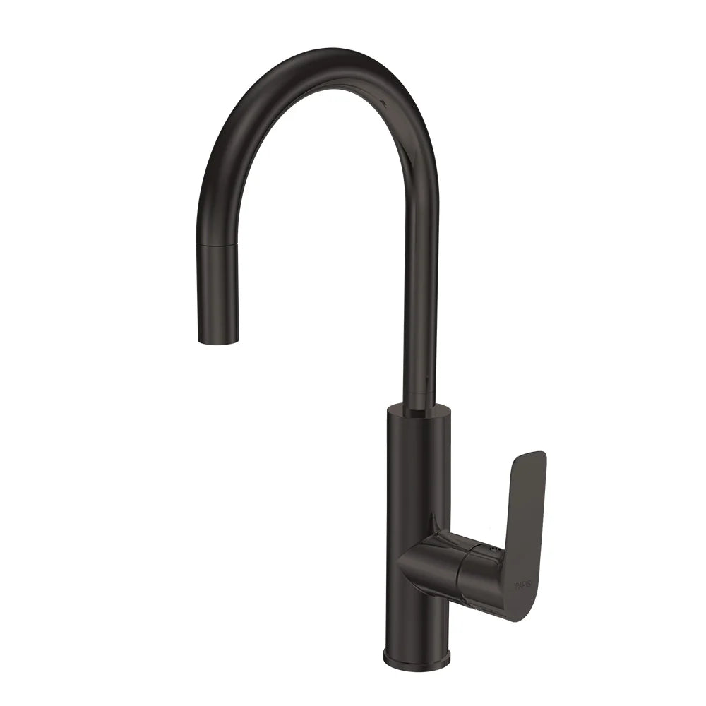 Parisi Slim II Kitchen Mixer with Round Pull Out Spout - Fucile