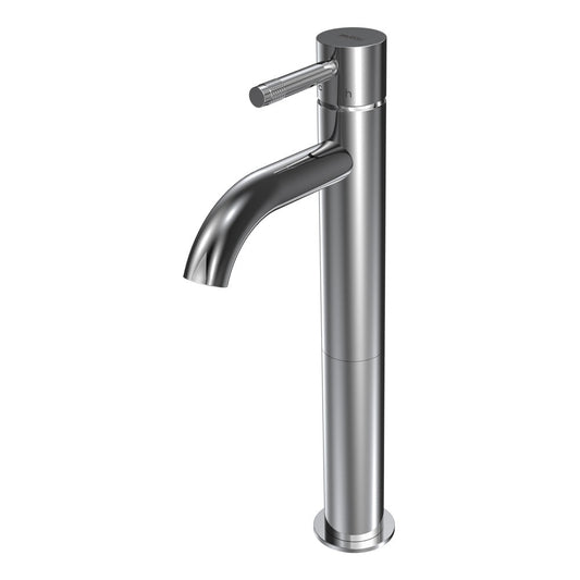 Parisi Tondo II High Basin Mixer with Curved Spout | Chrome