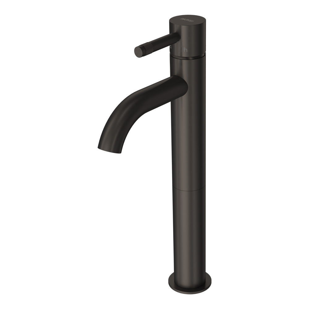 Parisi Tondo II High Basin Mixer with Curved Spout | Fucile