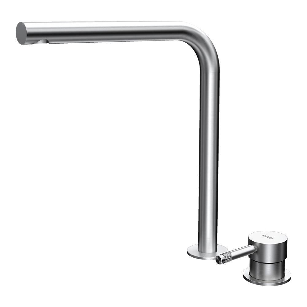 Parisi Tondo II Hob Mixer with Straight Swivel Spout | Chrome