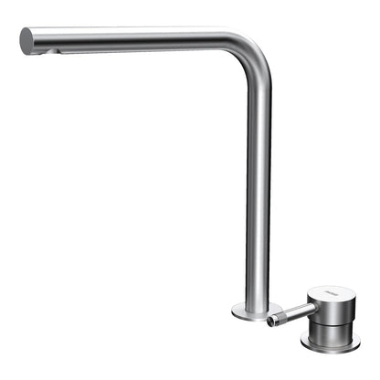 Parisi Tondo II Hob Mixer with Straight Swivel Spout | Chrome