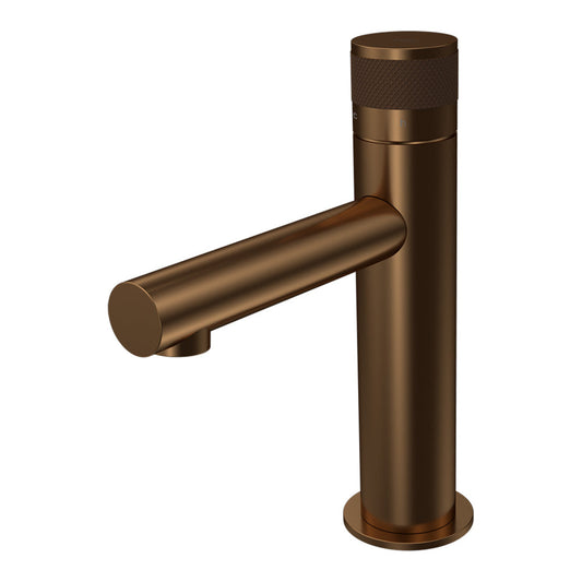 Parisi Todo II Basin Mixer with Straight Spout | Matt Bronze