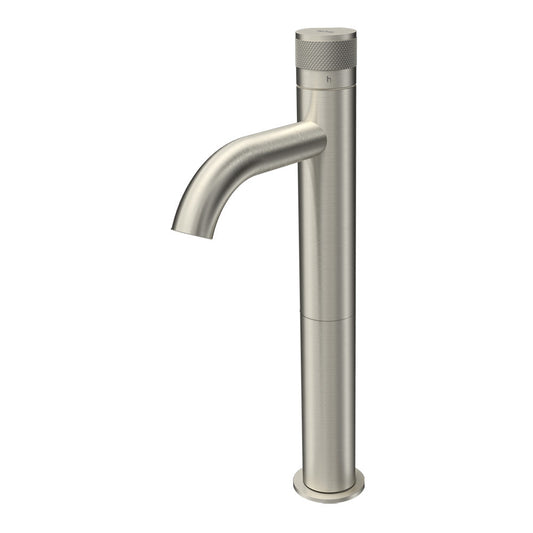 Parisi Todo II High Basin Mixer with Curved Spout | Brushed Nickle