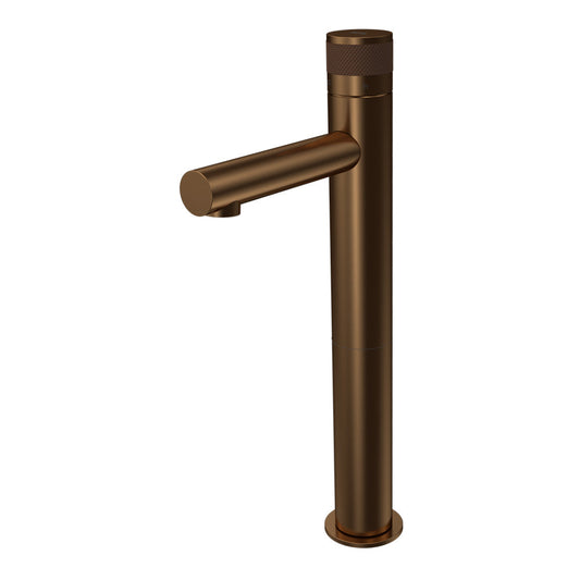 Parisi Todo II High Basin Mixer with Straight Spout | Matt Bronze