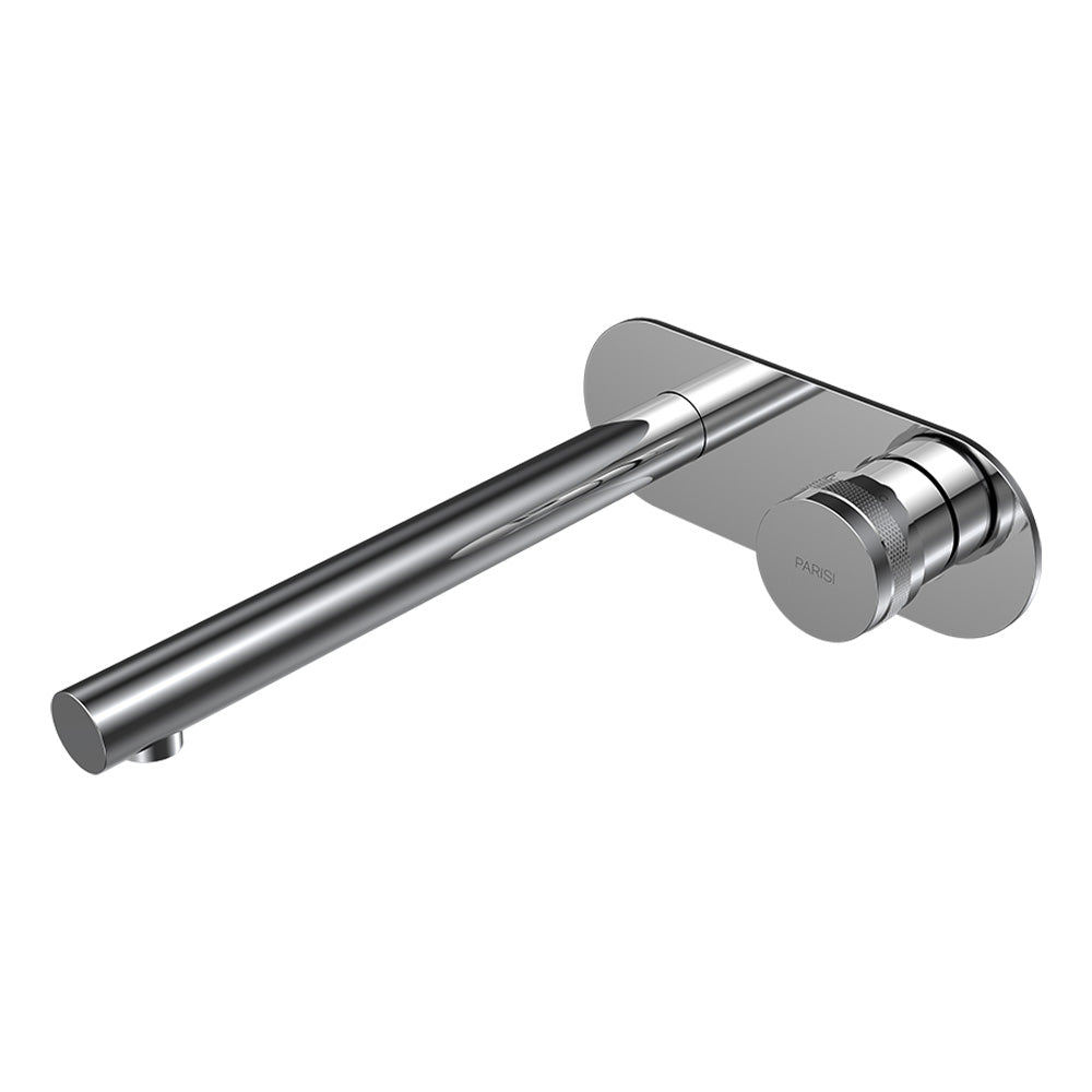 Parisi Todo II Wall Mixer with 220mm Spout on Elliptical Plate | Chrome
