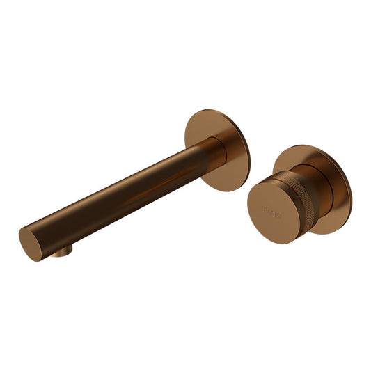Parisi Todo II Wall Mixer with 160mm Spout (Individual Flanges) | Matt Bronze