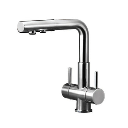 Parisi Tondo Dual Kitchen Mixer - Chrome