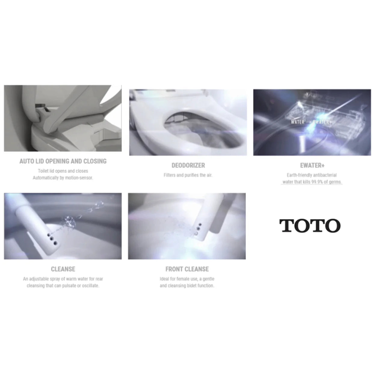 Toto Washlet Bidet Shower Toilet Seat TCF4732AT