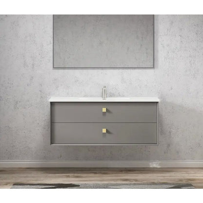 Otti 1200mm Boston Matte Grey Wall Hung Vanity