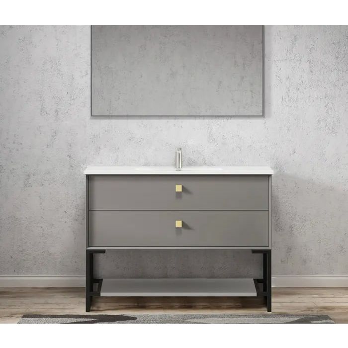 Otti 1200mm Boston Matte Grey Wall Hung Vanity