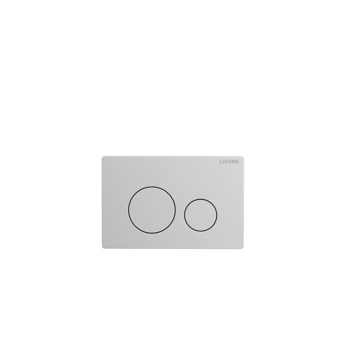 Lafeme Autolux Inwall Cistern Floor Pan Smart Toilet With Brushed Nickle Flush Plate