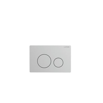 Lafeme Autolux Inwall Cistern Floor Pan Smart Toilet With Brushed Nickle Flush Plate