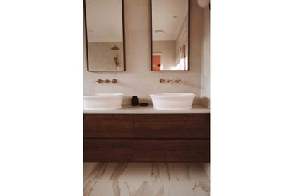 Cambridge 54 x 39 TitanCast Solid Surface Above Counter Basin - Gloss White