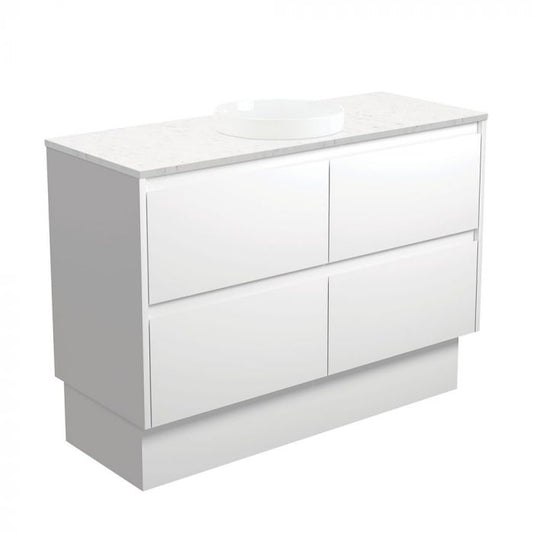 Fienza 1200mm Reba Semi Inset Bianca Amato Kickboard Vanity