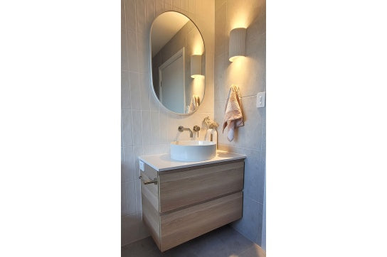 Fino Round 382 Above Counter Basin - Gloss White