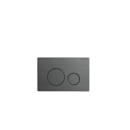 Lafeme Autolux Inwall Cistern Floor Pan Smart Toilet With Gun Metal Flush Plate