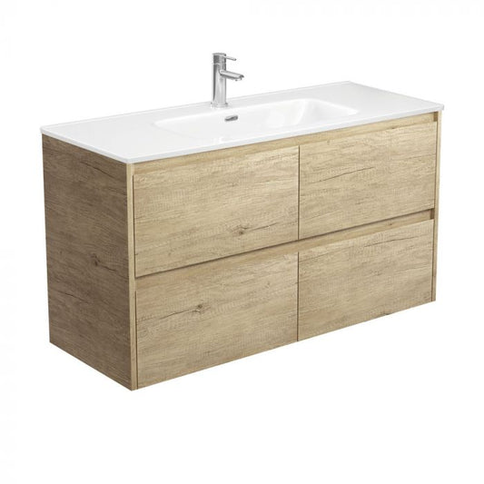 Fienza 1200mm Joli Amato Wall Hung Vanity - Scandi Oak
