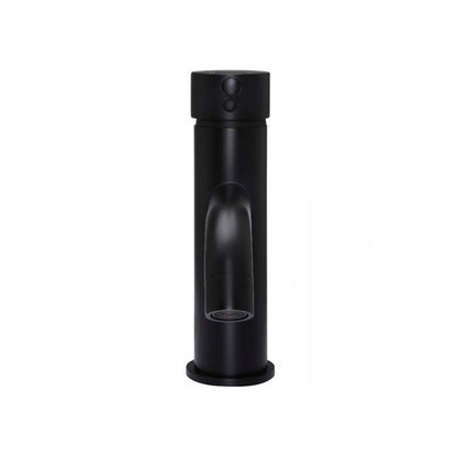 Meir Round Basin Mixer Curved Matte Black MB03