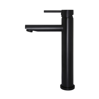 Meir Round Tall Basin Mixer Matte Black MB04-R2