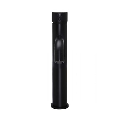 Meir Round Tall Basin Mixer Matte Black Curved MB04-R3