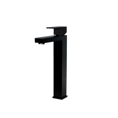 Meir Square Tall Basin Mixer Matte Black MB04