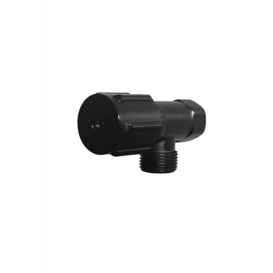 Meir Round Mini Cistern Tap Less Plate Matte Black