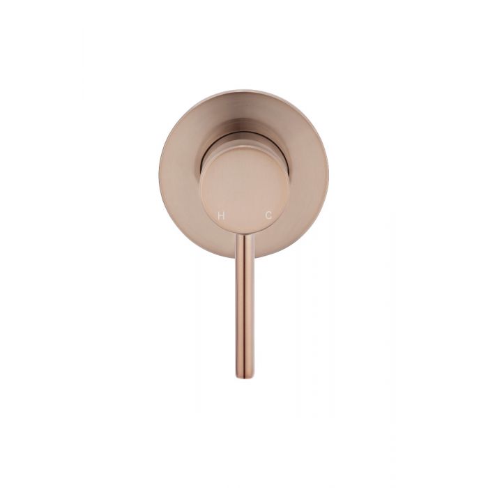 Meir Round Wall Mixer Champagne MW03-CH