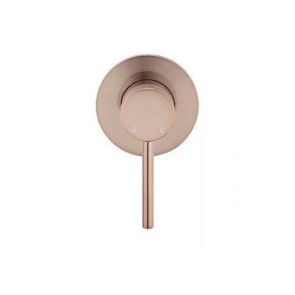 Meir Round Wall Mixer Champagne MW03-CH