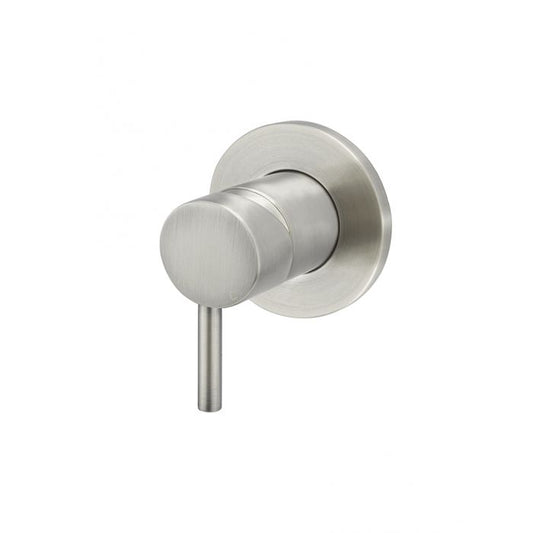 Meir Round Wall Mixer Short Pin Lever Brushed Nickel